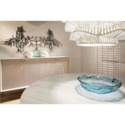 Décor Mural Métal Noir Et Argenté Cassia L 180 X H 80 X P 5 Cm -Philips Boutique decor mural metal noir et argente 8435471838029 574229