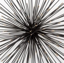 Décor Mural Métal Noir Et Doré Pinou L 41 X H 41 X P 21 Cm -Philips Boutique decor mural metal noir et dore 8435471801030 323047