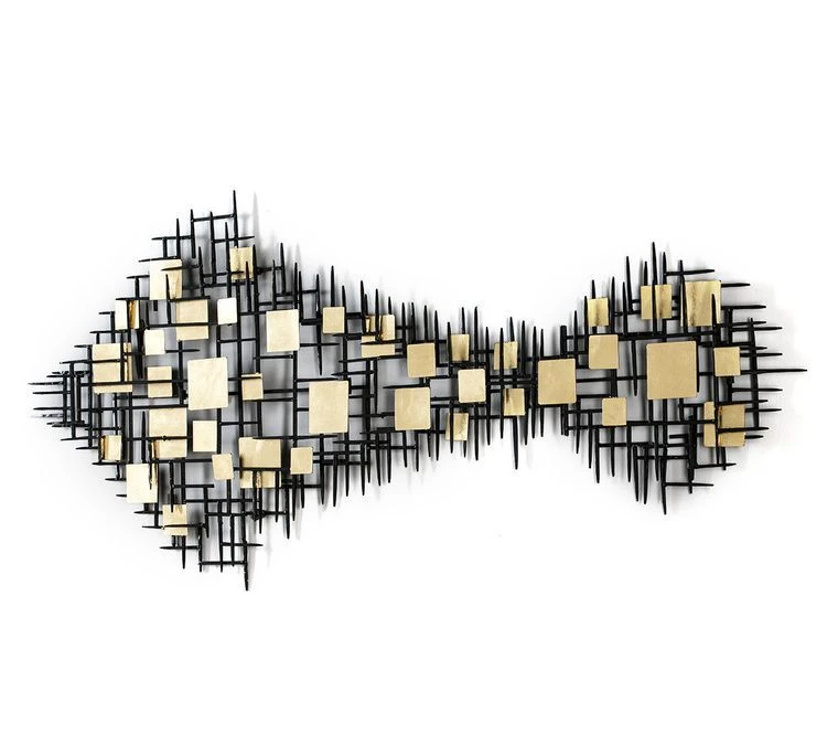 Décor Mural Métal Noir Et Doré Cassia L 180 X H 80 X P 5 Cm 3 Décor Mural Métal Noir Et Doré Cassia L 180 X H 80 X P 5 Cm