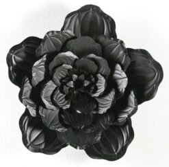 Décor Mural Métal Noir Floribis