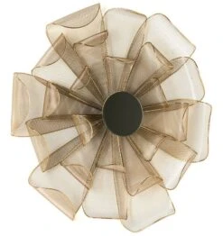 Décor Mural Verre Et Métal Doré Amor L 53 X H 55 X P 11 Cm