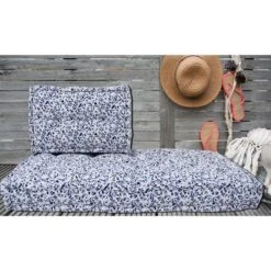 DEKO & CO Coussin Palette Imprimé - 60 X 120 X 15 Cm - Bleu -Philips Boutique deko co coussin palette imprime 60 x 120 x 15 cm bleu 3663655047232 697775