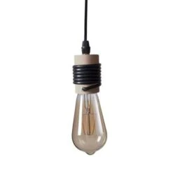 DETROIT Lampe Industrielle En Bois - 24 X 18 X H60 Cm - Noir - Ampoule Décorative E27 40W Fournie -Philips Boutique detroit lampe industrielle en bois 24 x 18 x h60 cm noir ampoule decorative e27 40w fournie 3248116411823 438241