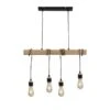 DETROIT Suspension Industrielle 4 Tetes En Bois - 7 X 70 X H150 - Noir - Ampoules Décoratives E27 40W Fournies 2 DETROIT Suspension Industrielle 4 Tetes En Bois - 7 X 70 X H150 - Noir - Ampoules Décoratives E27 40W Fournies -Philips Boutique detroit suspension industrielle 4 tetes en bois 7 x 70 x h150 noir ampoules decoratives e27 40w fournies 3248116414824 566571