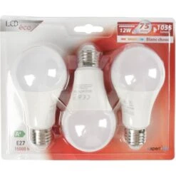 EXPERT LINE AMPOULE LED BLANC CHAUD Standard - Lot De 3 /12 W. 1050 Lm. E27. A60. -Philips Boutique expert line ampoule led blanc chaud standard lot de 3 12 w 1050 lm e27 a60 3219514946569 730783