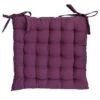 Galette De Chaise 25 Points 40x40x4 Cm AUBERGINE -Philips Boutique galette de chaise 25 points 40x40x4 cm aubergine 3700301129185 461284