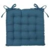 Galette De Chaise - 38 X 38 Cm - Bleu Canard -Philips Boutique galette de chaise 38 x 38 cm bleu canard 3560234469662 598667
