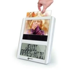 GEEMARC Horloge Numérique Avec Cadre Photo VISO 5