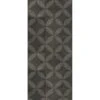 HELIO Tapis 100% Vinyle - 50 X 112,5 Cm - Epaisseur 2,4 Mm - Gris Anthracite Et Noir