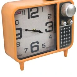 Horloge De Table Orange Et Noir 25x11x48 Cm Fer Et MDF -Philips Boutique horloge de table orange et noir 25x11x48 cm fer et mdf 3666722347013 954304