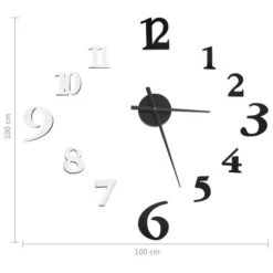 Horloge Murale 3D Design Moderne Noir Et Blanc 100 Cm XXL -Philips Boutique horloge murale 3d design moderne noir et blanc 100 cm xxl 3666722313377 992196