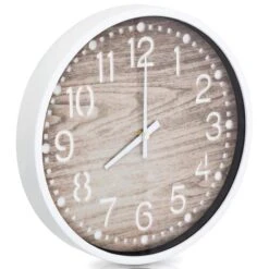 Horloge Murale Avec Aspect De Bois 30,5 Cm -Philips Boutique horloge murale avec aspect de bois 30 5 cm 8718475589815 1273950