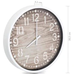Horloge Murale Avec Aspect De Bois 30,5 Cm -Philips Boutique horloge murale avec aspect de bois 30 5 cm 8718475589815 1273953