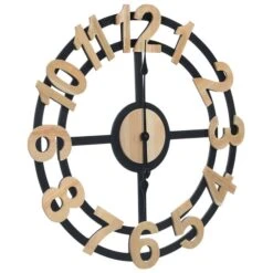 Horloge Murale Doré Et Noir 63,5 Cm MDF -Philips Boutique horloge murale dore et noir 63 5 cm mdf 8720286061978 954245