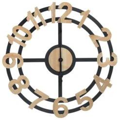 Horloge Murale Doré Et Noir 63,5 Cm MDF -Philips Boutique horloge murale dore et noir 63 5 cm mdf 8720286061978 954246