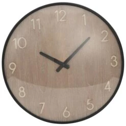 Horloge Murale Marron 42 Cm MDF Et Métal -Philips Boutique horloge murale marron 42 cm mdf et metal 3666722347020 954276