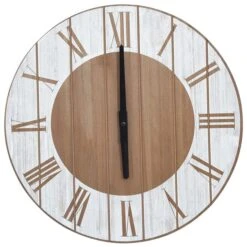 Horloge Murale Marron Et Blanc 39,5 Cm MDF 9 Horloge Murale Marron Et Blanc 39,5 Cm MDF -Philips Boutique horloge murale marron et blanc 39 5 cm mdf 8720286062036 954266