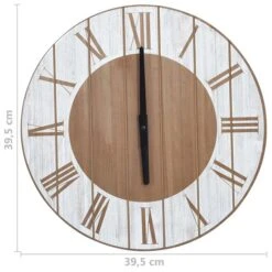 Horloge Murale Marron Et Blanc 39,5 Cm MDF 11 Horloge Murale Marron Et Blanc 39,5 Cm MDF -Philips Boutique horloge murale marron et blanc 39 5 cm mdf 8720286062036 954268