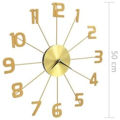 Horloge Murale Métal 50 Cm Doré -Philips Boutique horloge murale metal 50 cm dore 3666722500043 626861