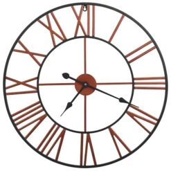 Horloge Murale Métal 58 Cm Rouge -Philips Boutique horloge murale metal 58 cm rouge 3666722499989 626896
