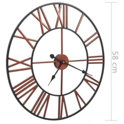 Horloge Murale Métal 58 Cm Rouge -Philips Boutique horloge murale metal 58 cm rouge 3666722499989 626900