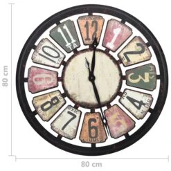 Horloge Murale Multicolore 80 Cm MDF -Philips Boutique horloge murale multicolore 80 cm mdf 8720286061954 804152