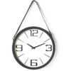 Horloge Murale Ronde Métal Et Plastique Noir Tallow -Philips Boutique horloge murale ronde metal et plastique noir borris 3248117230300 414087