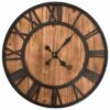 Horloge Murale Vintage à Quartz Bois Et Métal 60 Cm XXL 1 Horloge Murale Vintage à Quartz Bois Et Métal 60 Cm XXL -Philips Boutique horloge murale vintage a quartz bois et metal 60 cm xxl 3666722530514 550964