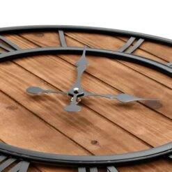 Horloge Murale Vintage à Quartz Bois Et Métal 60 Cm XXL -Philips Boutique horloge murale vintage a quartz bois et metal 60 cm xxl 3666722530514 550967