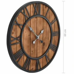 Horloge Murale Vintage à Quartz Bois Et Métal 60 Cm XXL -Philips Boutique horloge murale vintage a quartz bois et metal 60 cm xxl 3666722530514 550969