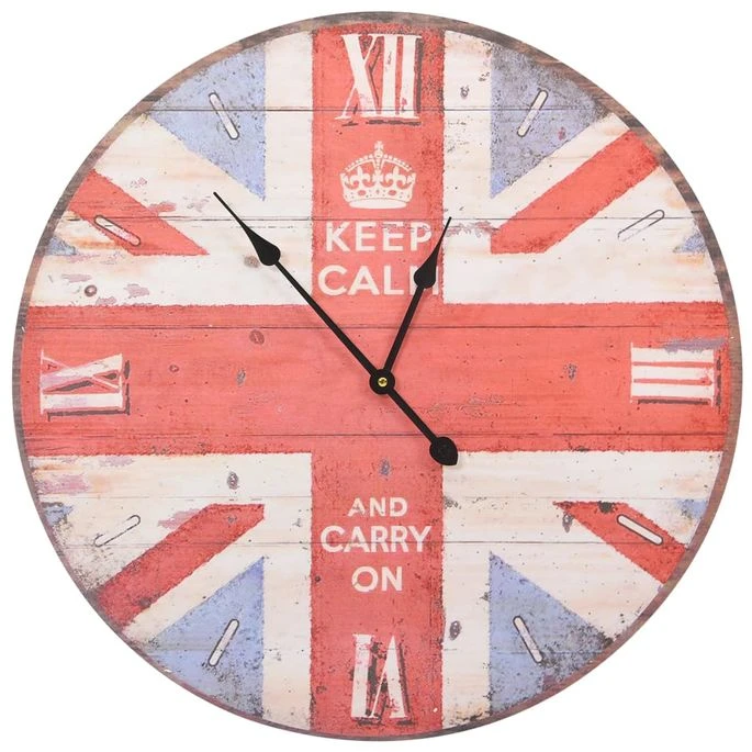 Horloge Murale Vintage Royaume-Uni 60 Cm 4 Horloge Murale Vintage Royaume-Uni 60 Cm – Image 2