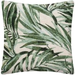 Housse Coussin Jacquard Tropic - 40x40 Cm