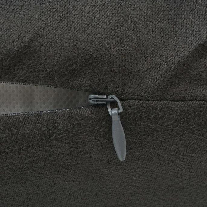 Housse De Coussin 4 Pcs 40x40 Cm Polyester Faux Daim Anthracite 4 Housse De Coussin 4 Pcs 40x40 Cm Polyester Faux Daim Anthracite – Image 2