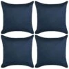Housse De Coussin 4 Pcs 40x40cm Polyester Faux Daim Bleu Marin -Philips Boutique housse de coussin 4 pcs 40x40cm polyester faux daim bleu marin 8718475513780 769176