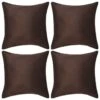 Housse De Coussin 4 Pcs 50x50 Cm Polyester Faux Daim Marron 1 Housse De Coussin 4 Pcs 50x50 Cm Polyester Faux Daim Marron -Philips Boutique housse de coussin 4 pcs 50x50 cm polyester faux daim marron 3666722478953 715986