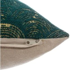 Housse De Coussin Chenille Art Déco - 40 X 40 Cm - Vert -Philips Boutique housse de coussin chenille art deco 40 x 40 cm vert 3560238665176 823654