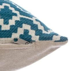 Housse De Coussin Chenille Ethnique - 40 X 40 Cm - Bleu -Philips Boutique housse de coussin chenille ethnique 40 x 40 cm bleu 3560238665220 666556