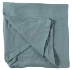 Housse Pour Canapé En Lin Bleu Jean Manou 220 X 105 Cm