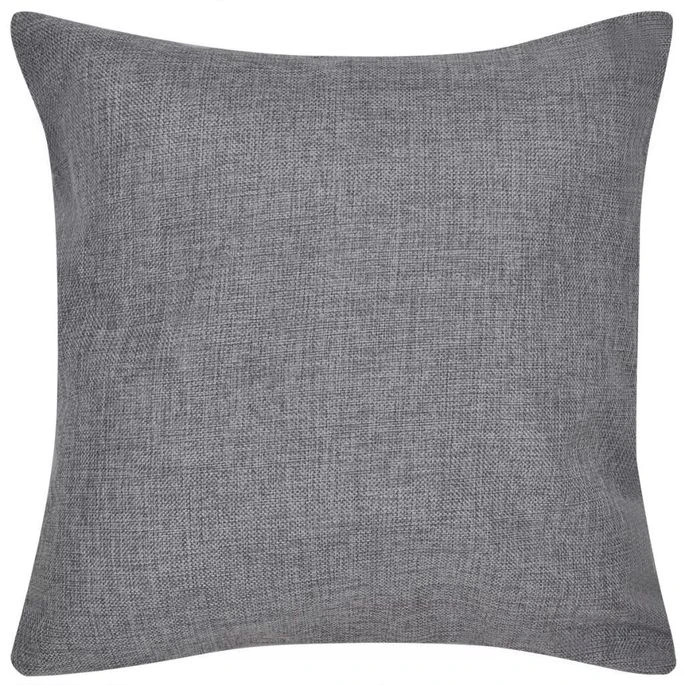Housses De Coussin 4 Pcs Aspect De Lin Anthracite 50x50 Cm 3 Housses De Coussin 4 Pcs Aspect De Lin Anthracite 50x50 Cm