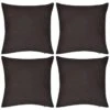 Housses De Coussin 4 Pcs Coton Marron 50x50 Cm -Philips Boutique housses de coussin 4 pcs coton marron 50x50 cm 3666722486545 702767