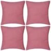 Housses De Coussin 4 Pcs Coton Rose 80x80 Cm -Philips Boutique housses de coussin 4 pcs coton rose 80x80 cm 3666722486521 702773