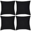 Housses De Coussin Coton 4 Pcs Noir 40x40 Cm -Philips Boutique housses de coussin coton 4 pcs noir 40x40 cm 3666722457576 768919