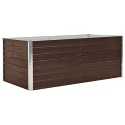 Jardinière 160 X 80 X 45 Cm Acier Galvanisé Marron -Philips Boutique jardiniere 160 x 80 x 45 cm acier galvanise marron 3666722747196 982597