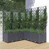 Jardinière Avec Treillis Gris Foncé 120x120x136 Cm PP -Philips Boutique jardiniere avec treillis gris fonce 120x120x136 cm pp 3666722840446 1373031