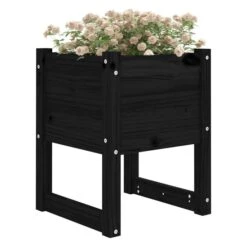 Jardinières 2 Pcs Noir 40x40x52,5 Cm Bois Massif De Pin -Philips Boutique jardinieres 2 pcs noir 40x40x52 5 cm bois massif de pin 3666722936330 1504971