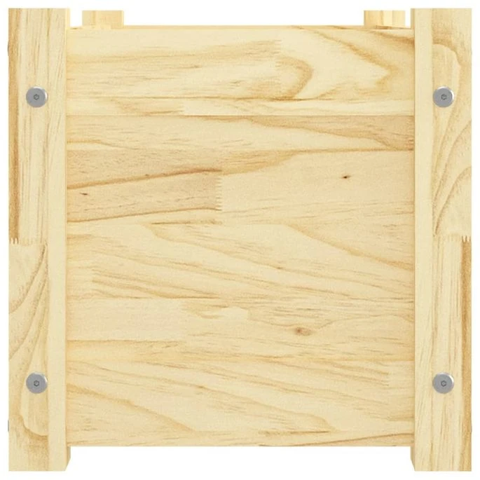 Jardinières D'extérieur 2 Pcs 60x31x31 Cm Bois De Pin Massif 8 Jardinières D'extérieur 2 Pcs 60x31x31 Cm Bois De Pin Massif – Image 6