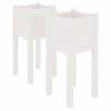 Jardinières D'extérieur 2 Pcs Blanc 31x31x70 Cm Bois De Pin -Philips Boutique jardinieres d exterieur 2 pcs blanc 31x31x70 cm bois de pin 3666722143912 1302732
