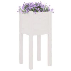 Jardinières D'extérieur 2 Pcs Blanc 31x31x70 Cm Bois De Pin 12 Jardinières D'extérieur 2 Pcs Blanc 31x31x70 Cm Bois De Pin -Philips Boutique jardinieres d exterieur 2 pcs blanc 31x31x70 cm bois de pin 3666722143912 1302733