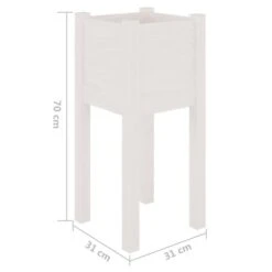 Jardinières D'extérieur 2 Pcs Blanc 31x31x70 Cm Bois De Pin 17 Jardinières D'extérieur 2 Pcs Blanc 31x31x70 Cm Bois De Pin -Philips Boutique jardinieres d exterieur 2 pcs blanc 31x31x70 cm bois de pin 3666722143912 1302738
