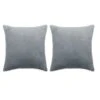 Jeu De Coussin 2 Pcs Velours 45 X 45 Cm Gris 2 -Philips Boutique jeu de coussin 2 pcs velours 45 x 45 cm gris 3666722456746 769580